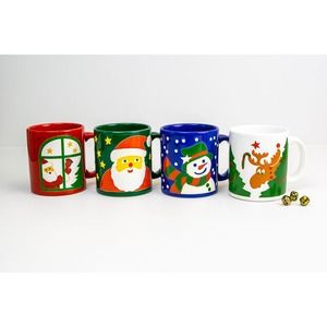 Waechtersbach Mug Set / Holiday Waechtersbach Mugs / Waechtersbach Germany Mugs